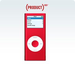 (PRODUCT)RED iPod nano